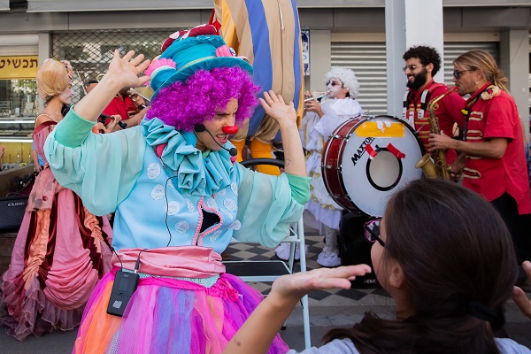 צילום: נורית מוזס פסטיבל הליצנות השנתי התקיים בנתניה