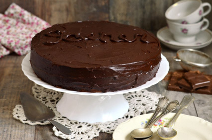 מתכון לעוגת שוקולד עוגת שוקולד ב- 5 דקות