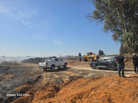  מציאת מקור ריחות השריפות באזור קדימה צורן