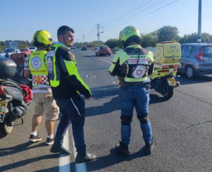 צעיר נפגע מרכב סמוך לפרדסיה, מצבו קשה