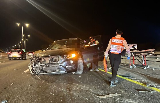  פצועה בינוני בתאונה סמוך לחבצלת