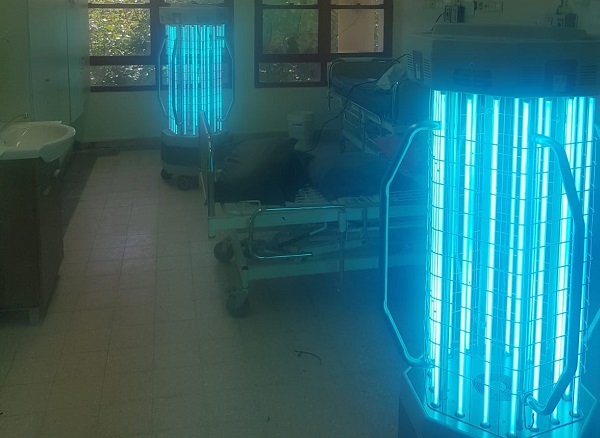 רובוט חיטוי בבית חולים לניאדו  חדשנות בבית חולים לניאדו בעידן הקורונה
