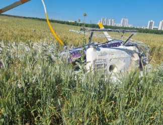 בן 50 נהרג בהתרסקות מסוק סמוך לנתניה