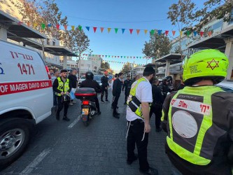 נתפס שב"ח במרכז נתניה כשבידו סכין