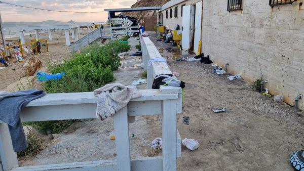 חוף קרית צאנז | תמונה: עיריית נתניה  חוף הים בנתניה נסגר מאחר והמצילים בבידוד