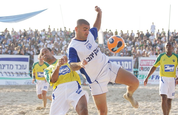 ערן לוי | צילום: עידו ארז משחק ראווה של נבחרת ישראל נגד כוכבי נבחרת ברזיל