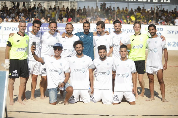 חדשות ספורט - כפר קאסם היא אלופת המדינה בכדורגל חופים