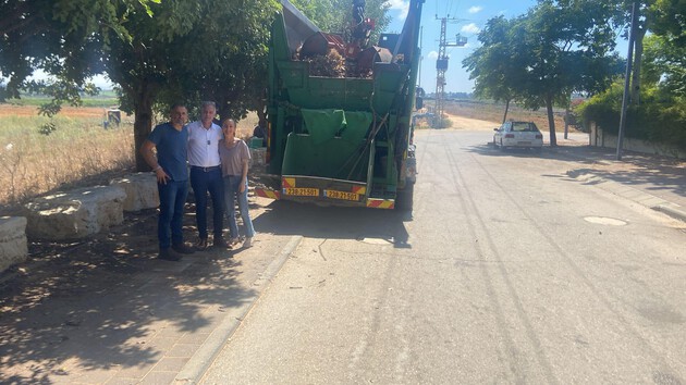  פיילוט חדש לריסוק גזם החל השבוע ביישובי לב השרון